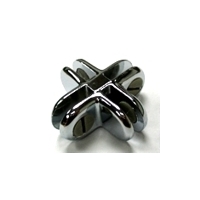 Four-way panel connector