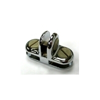 Three-way panel connector