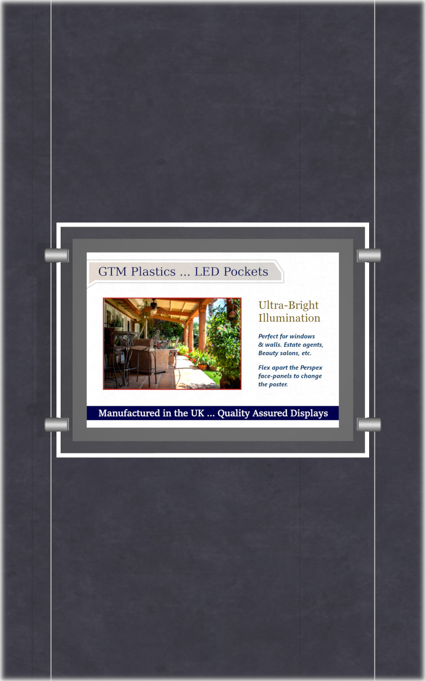 LED Poster Display - 1x1 LS