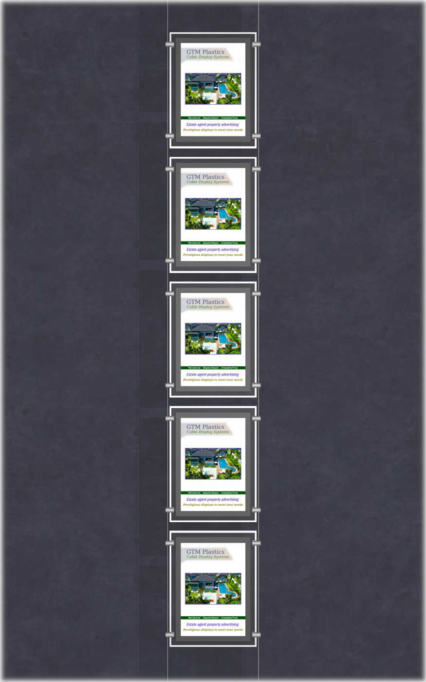 LED Poster Display - 1x5 PT