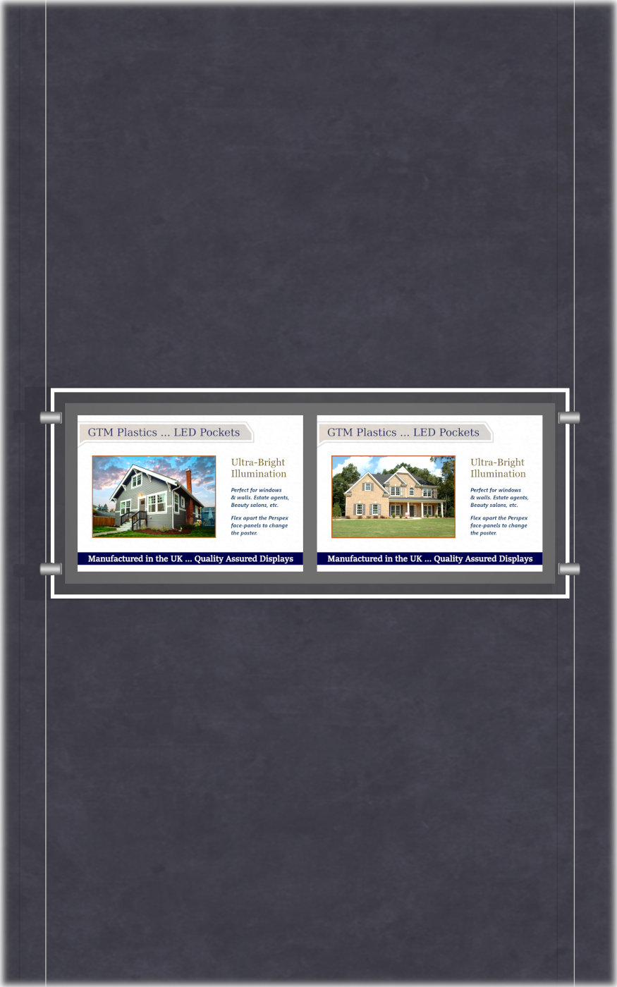 LED Poster Display - 2x1 LS