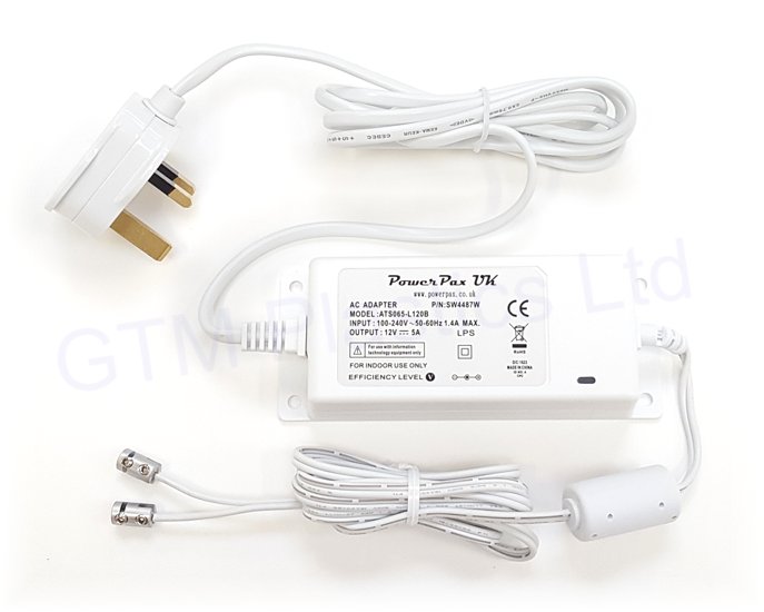 LED Power supply: 12V 5A 60W / 7.5A 90W