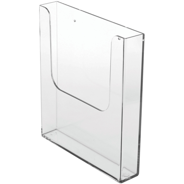 Wall mounted acrylic leaflet dispenser